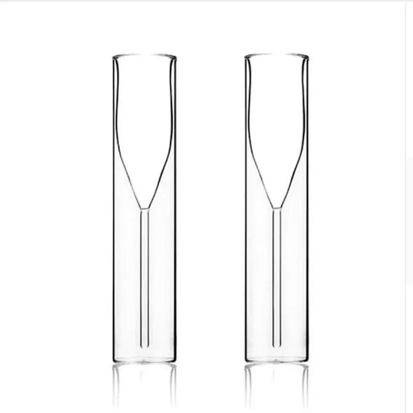 Double Wall Wine Flutes