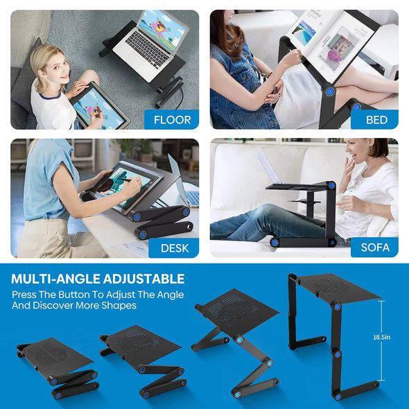 Adjustable Aluminum Laptop Desk