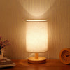 Cylinder Wooden Table Lamp