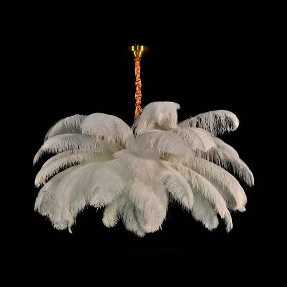 Feather Chandelier